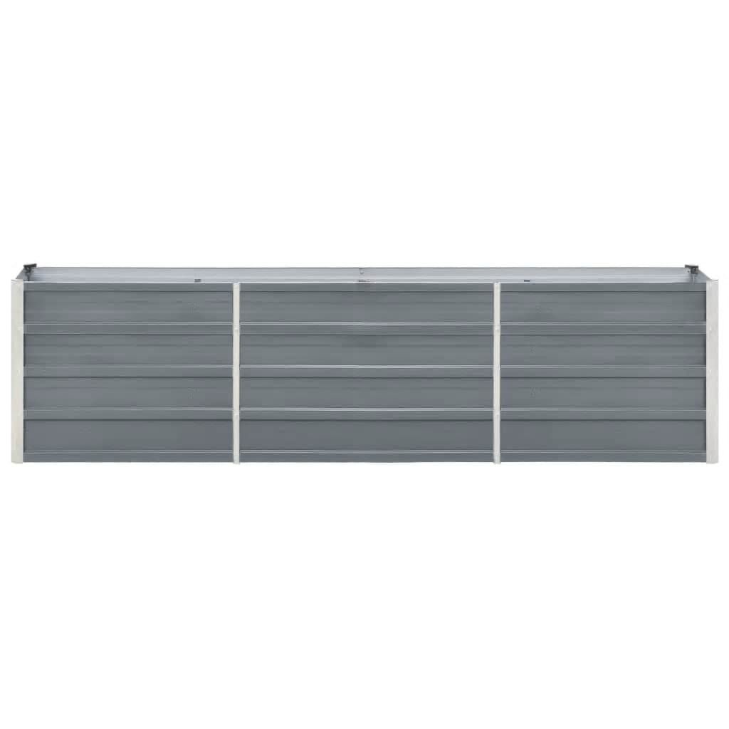 vidaXL Verhoogde Plantenbak 240cm Grijs - 35% Korting!