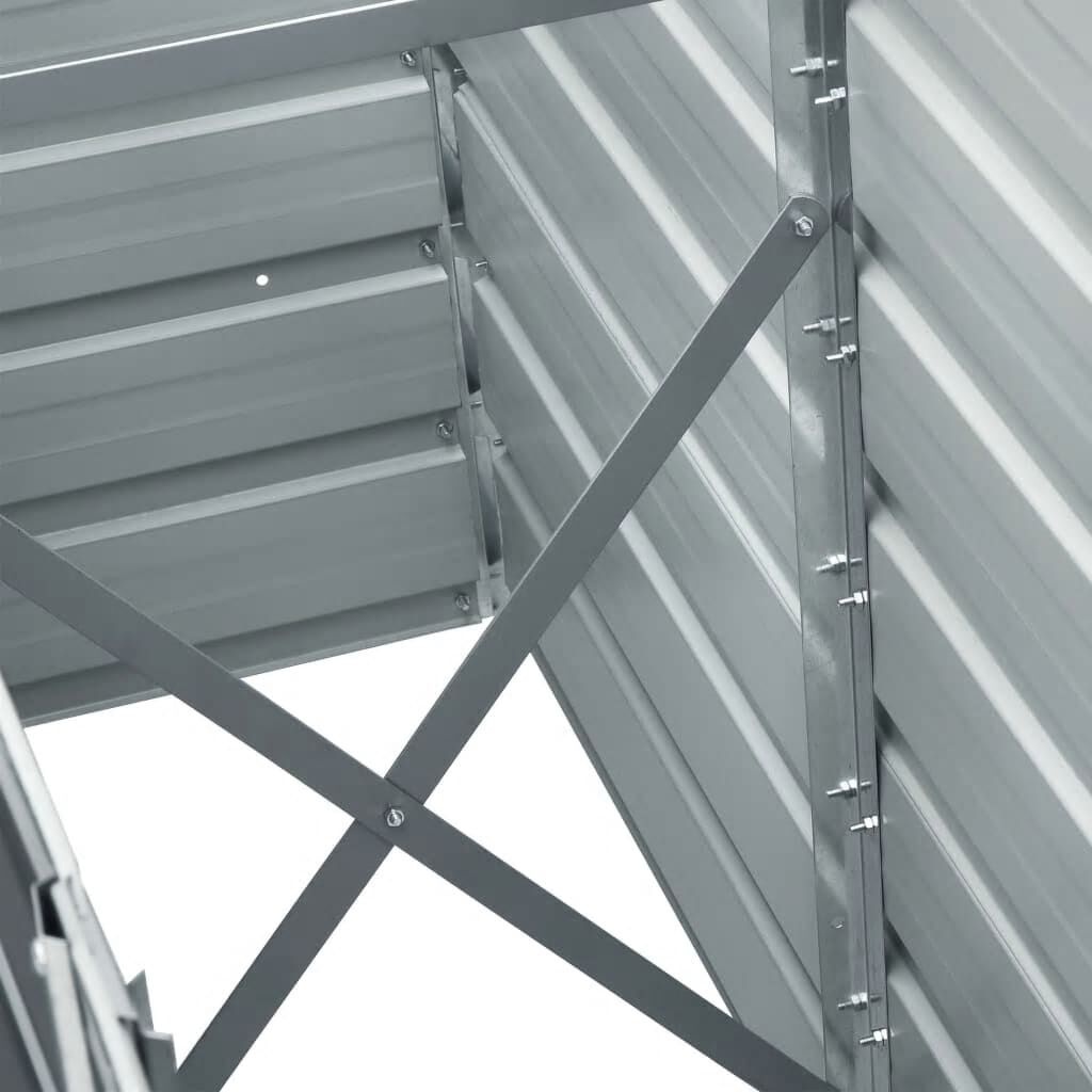 vidaXL Verhoogde Plantenbak 240cm Grijs - 35% Korting!