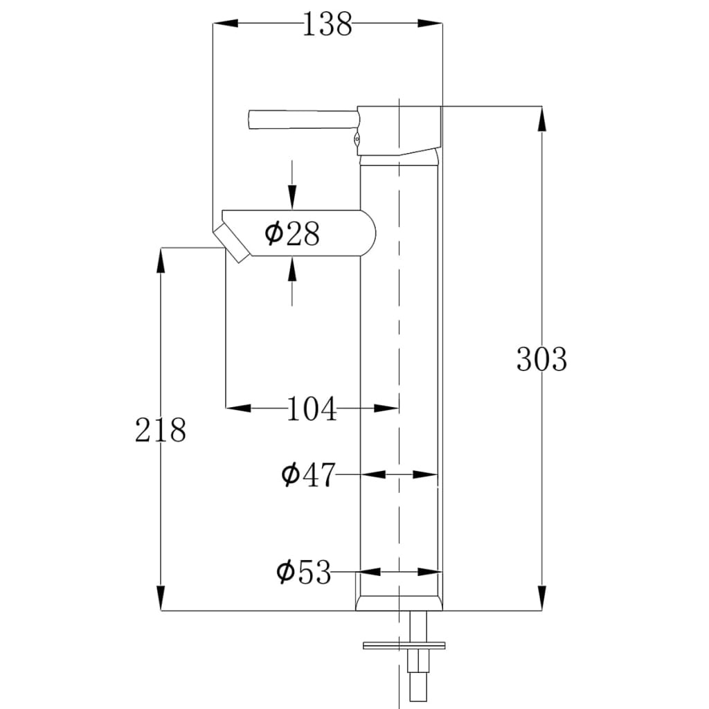 vidaXL Badkamer Mengkraan Messing - 35% Korting!