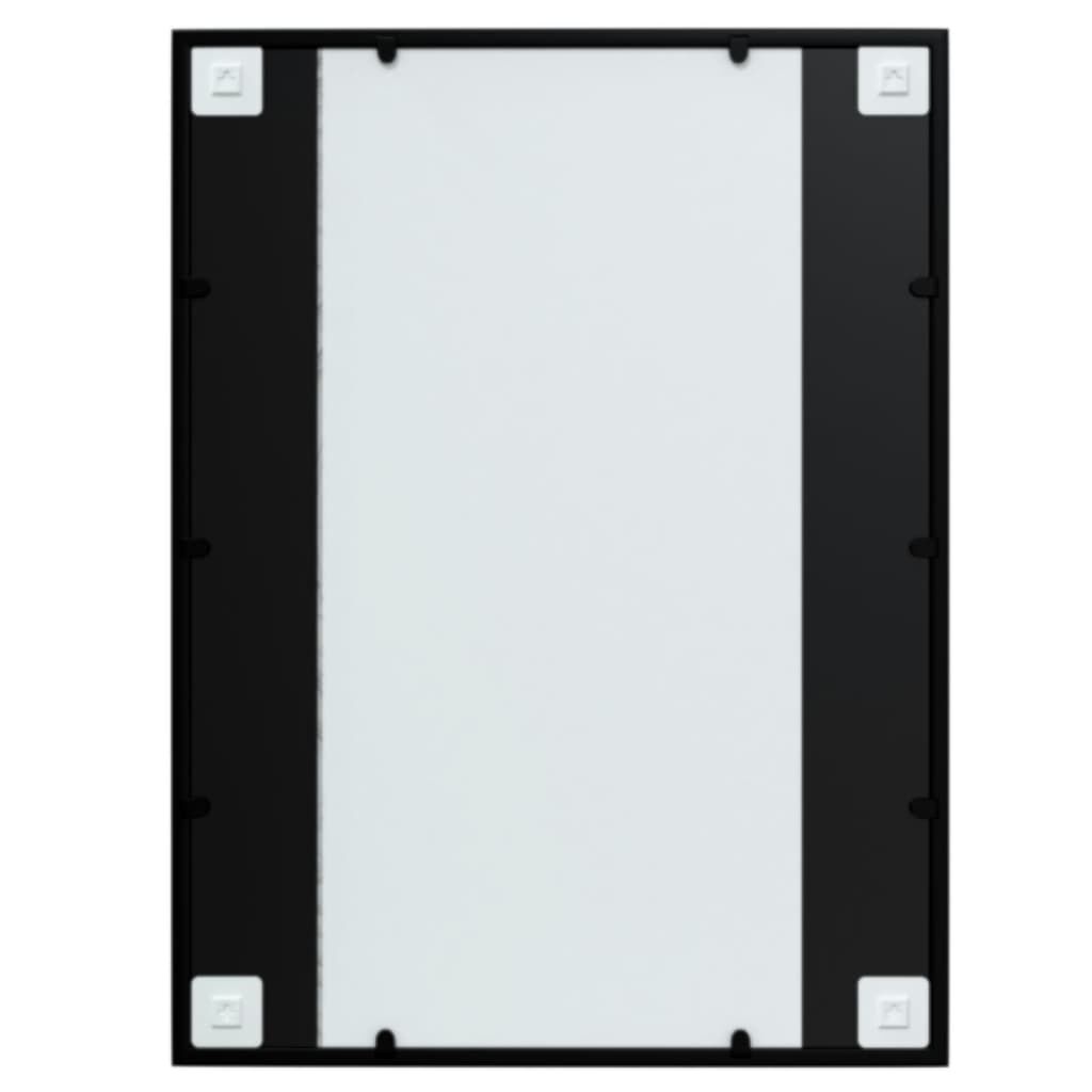 vidaXL Wandspiegel 80x60 Zwart - 35% Korting! Zo Goed Als Nieuw