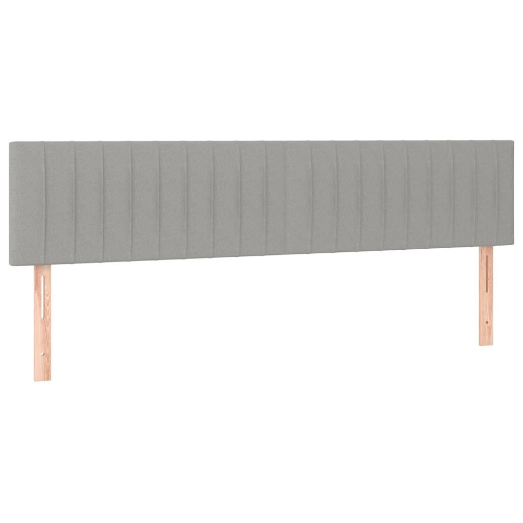 vidaXL Hoofdborden 2x 90cm Lichtgrijs - 35% Korting!