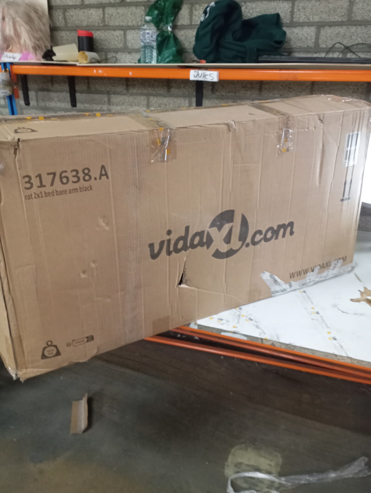 VidaXL Ligbedden Set (2 + Tafel) Zwart - 45% Korting!