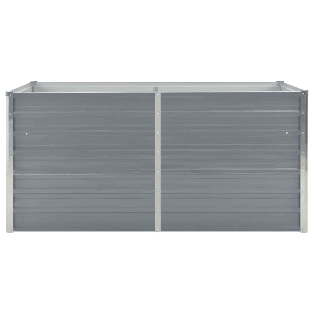 vidaXL Verhoogde Plantenbak 160cm - Grijs - 35% Korting!