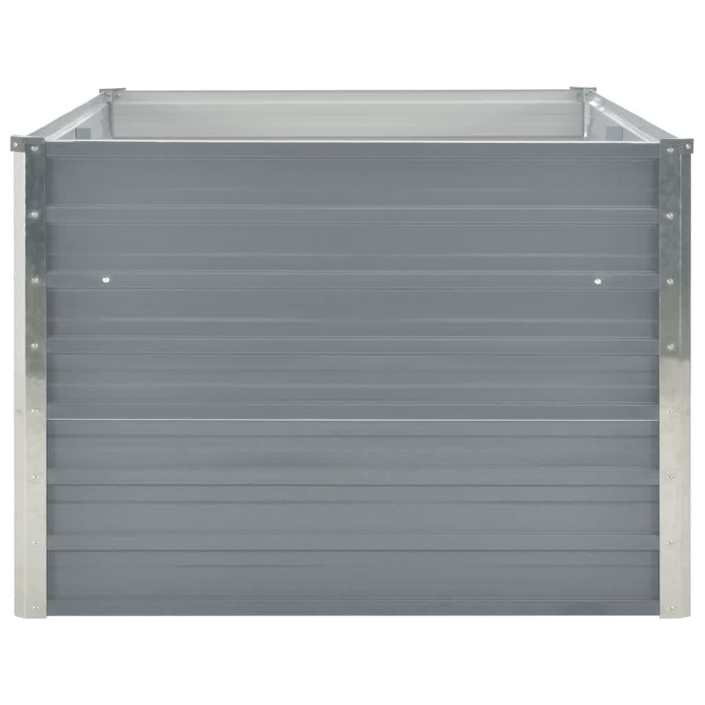 vidaXL Verhoogde Plantenbak 160cm - Grijs - 35% Korting!