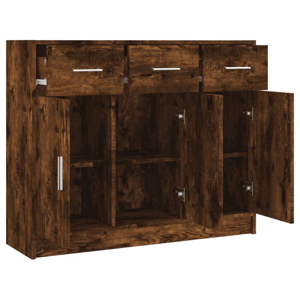 VidaXL Dressoir Gerookt Eiken 91cm - 45% Korting!