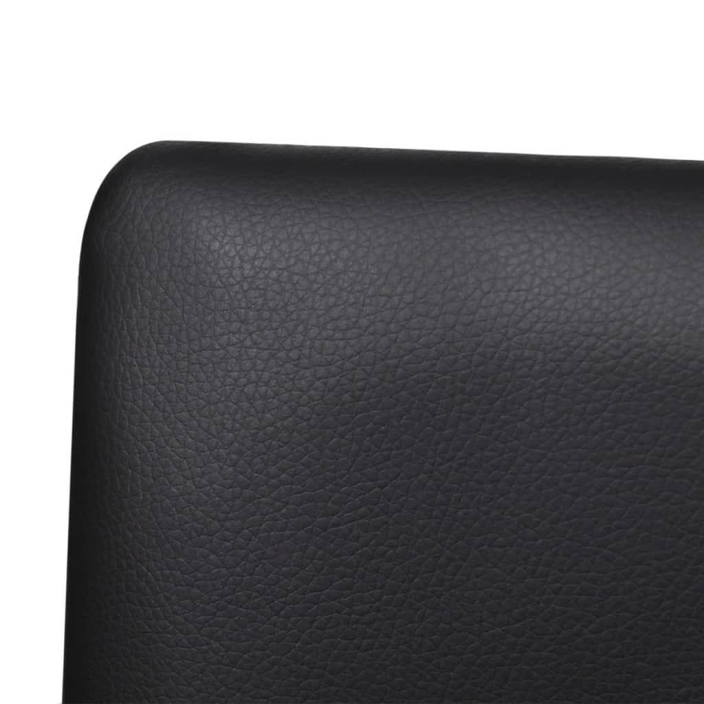 vidaXL Eetkamerstoelen (4) Zwart Kunstleer -35%