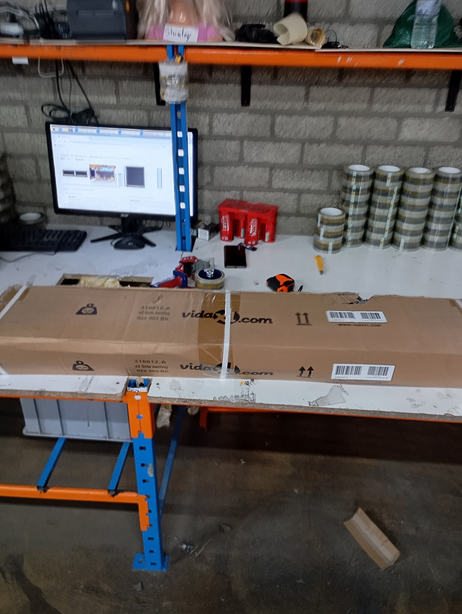VidaXL Uittrekbaar Windscherm 220x600 Zwart - 45% Korting!