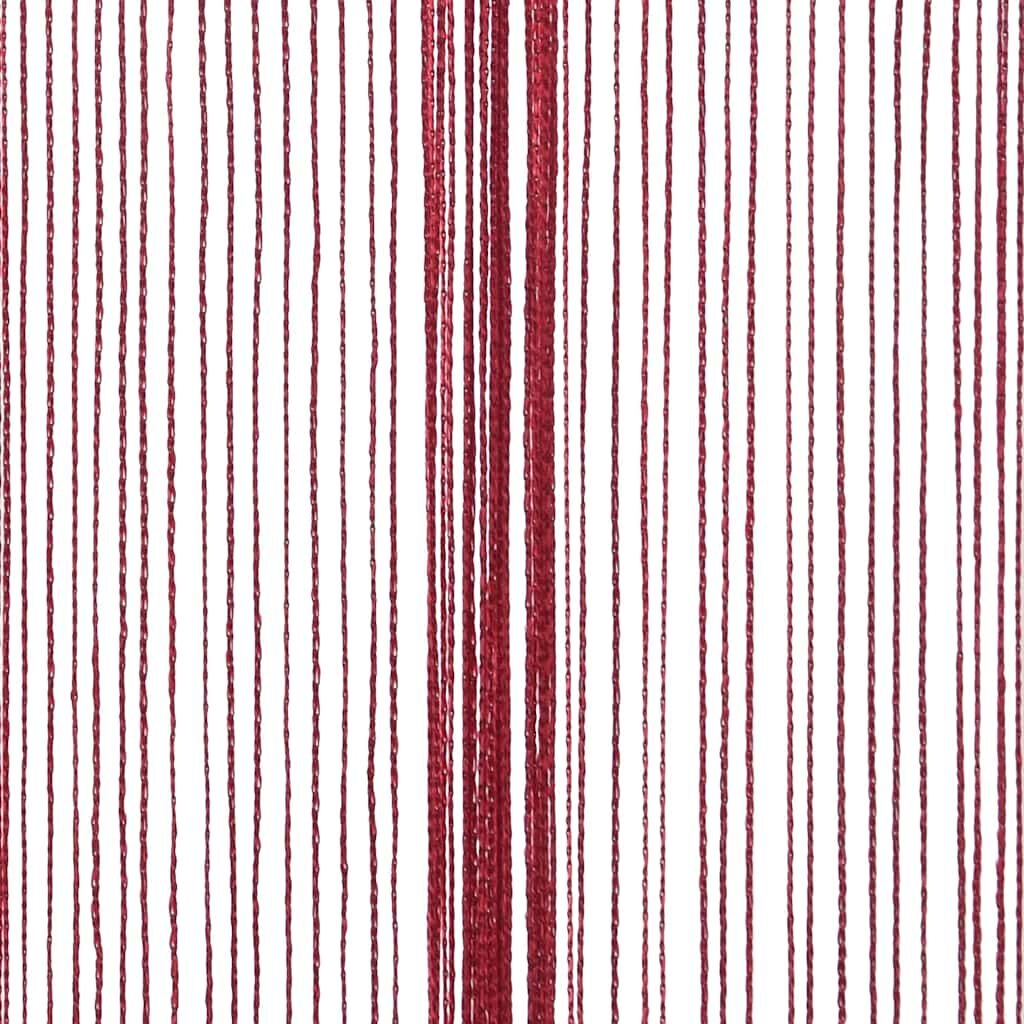 vidaXL Draadgordijnen Wijnrood 140x250cm (2 st) - 35% Korting!