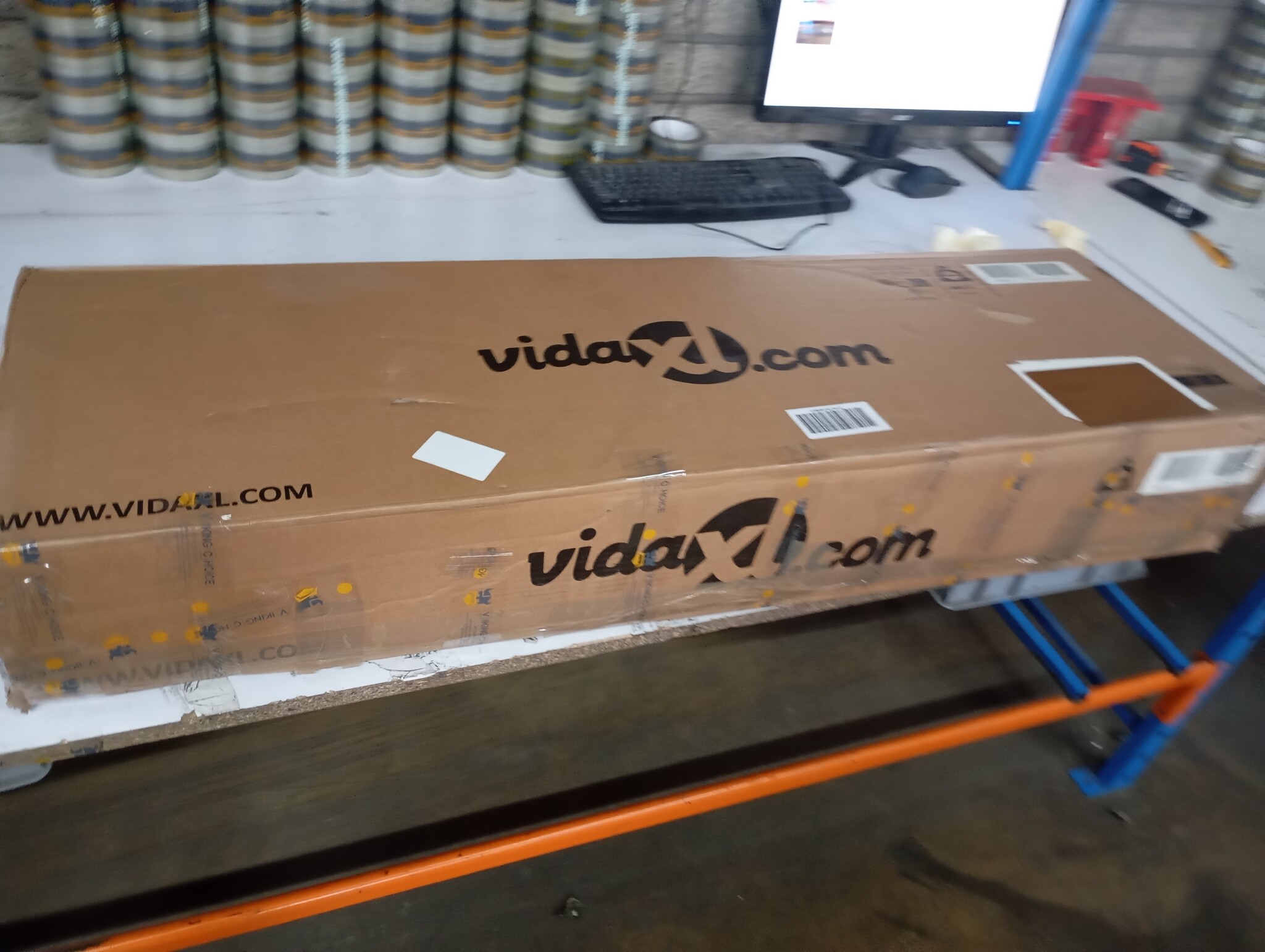vidaXL Ladekast Bruineiken, Krasjes - 55% Korting!