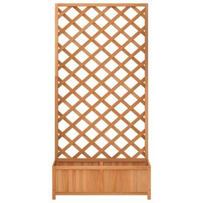 vidaXL Plantenbak met Latwerk Vurenhout Bruin -35% Korting!