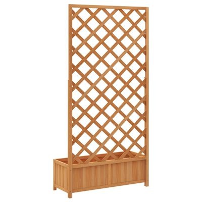 VidaXL Plantenbak met Latwerk Vurenhout Bruin - 35% Korting!