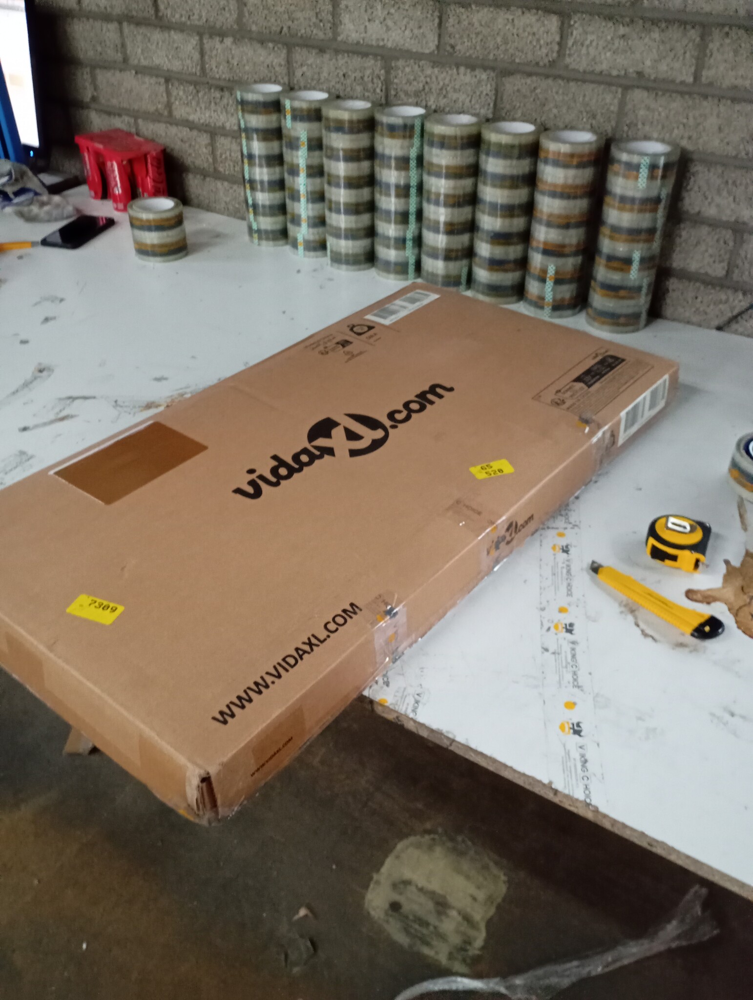 vidaXL Plantenbak Antraciet 40x40x80cm - 45% Korting!