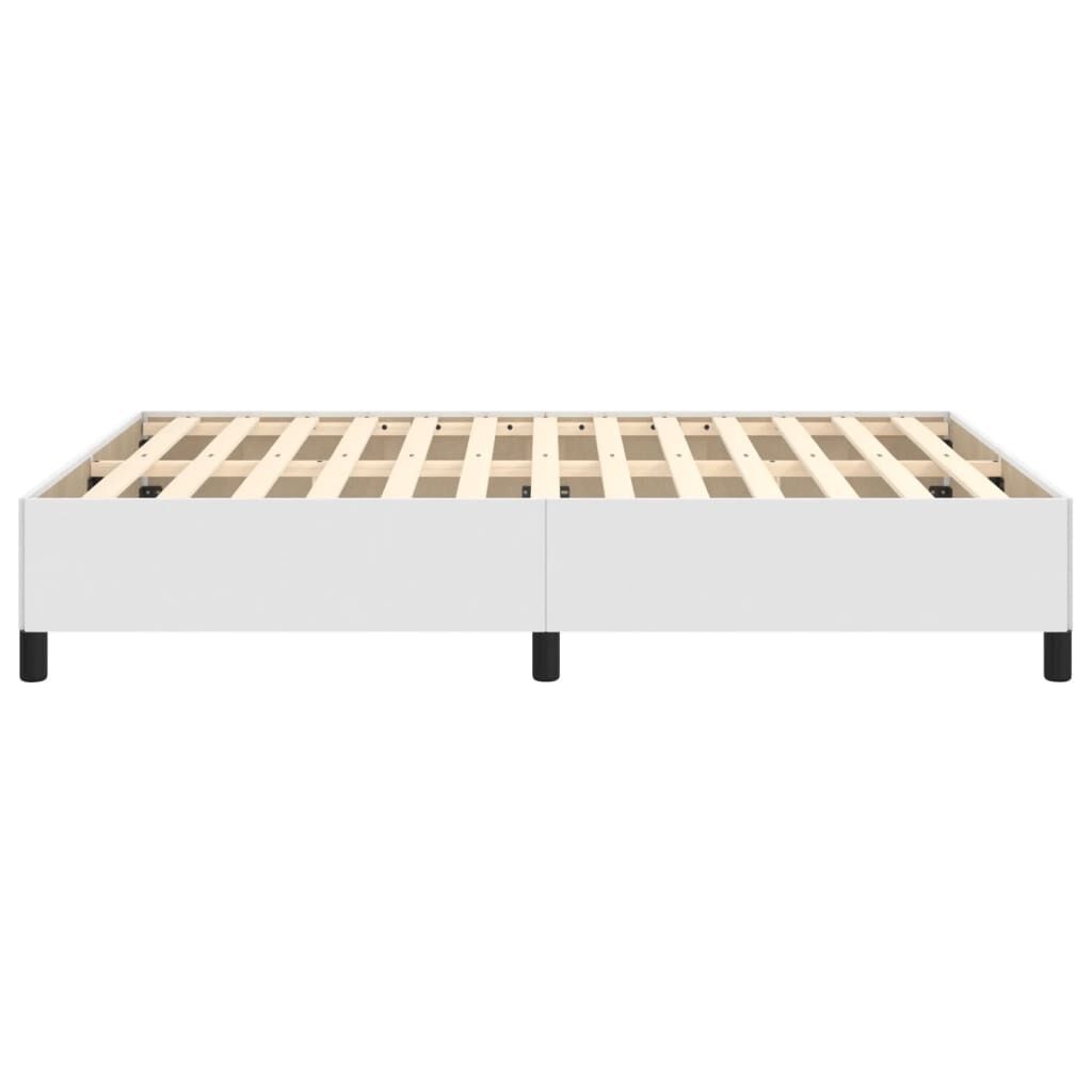 VidaXL Bedframe Wit 140x200cm - Kunstleer - 35% Korting!