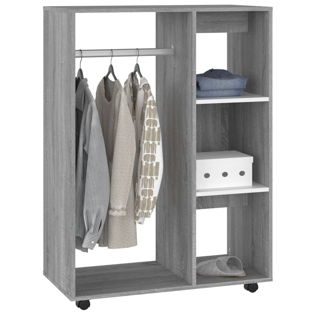 vidaXL Kledingkast Grijs Sonoma Eiken 80x40x110cm - 35% Korting!