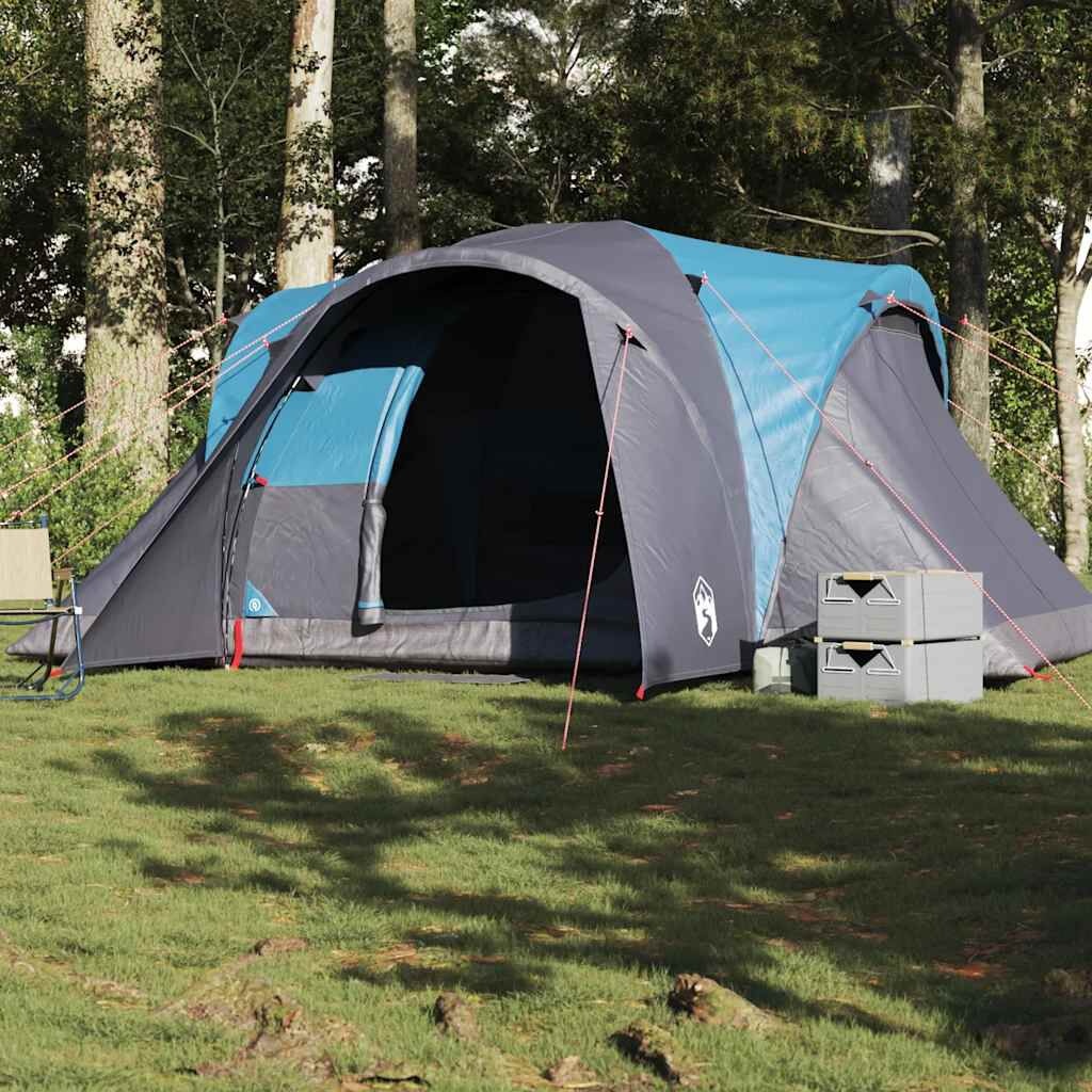 vidaXL Koepeltent 6-persoons Blauw - 35% Korting!