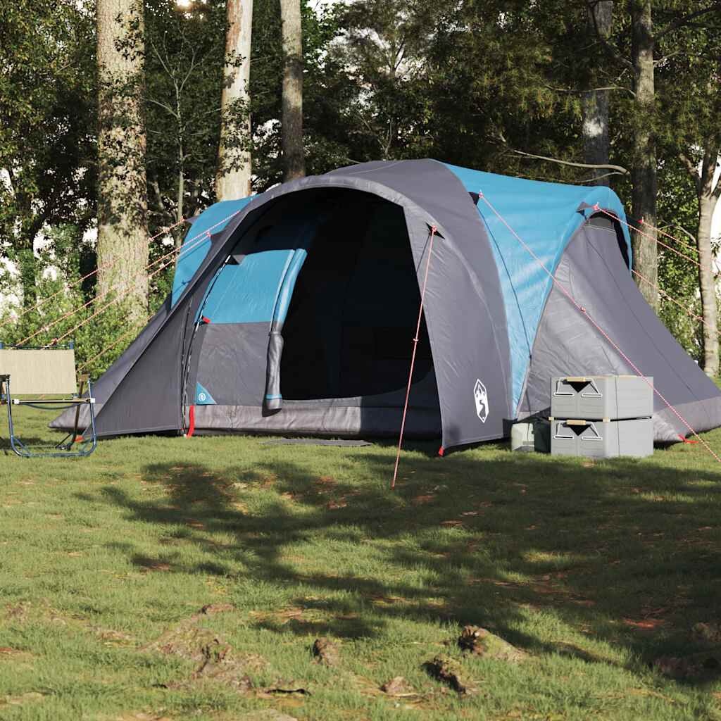 vidaXL Koepeltent 6-persoons Blauw - 35% Korting!