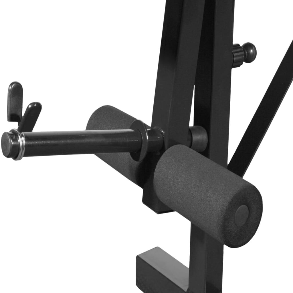 vidaXL Halterbank Zwart - 35% Korting! Perfecte Home Gym