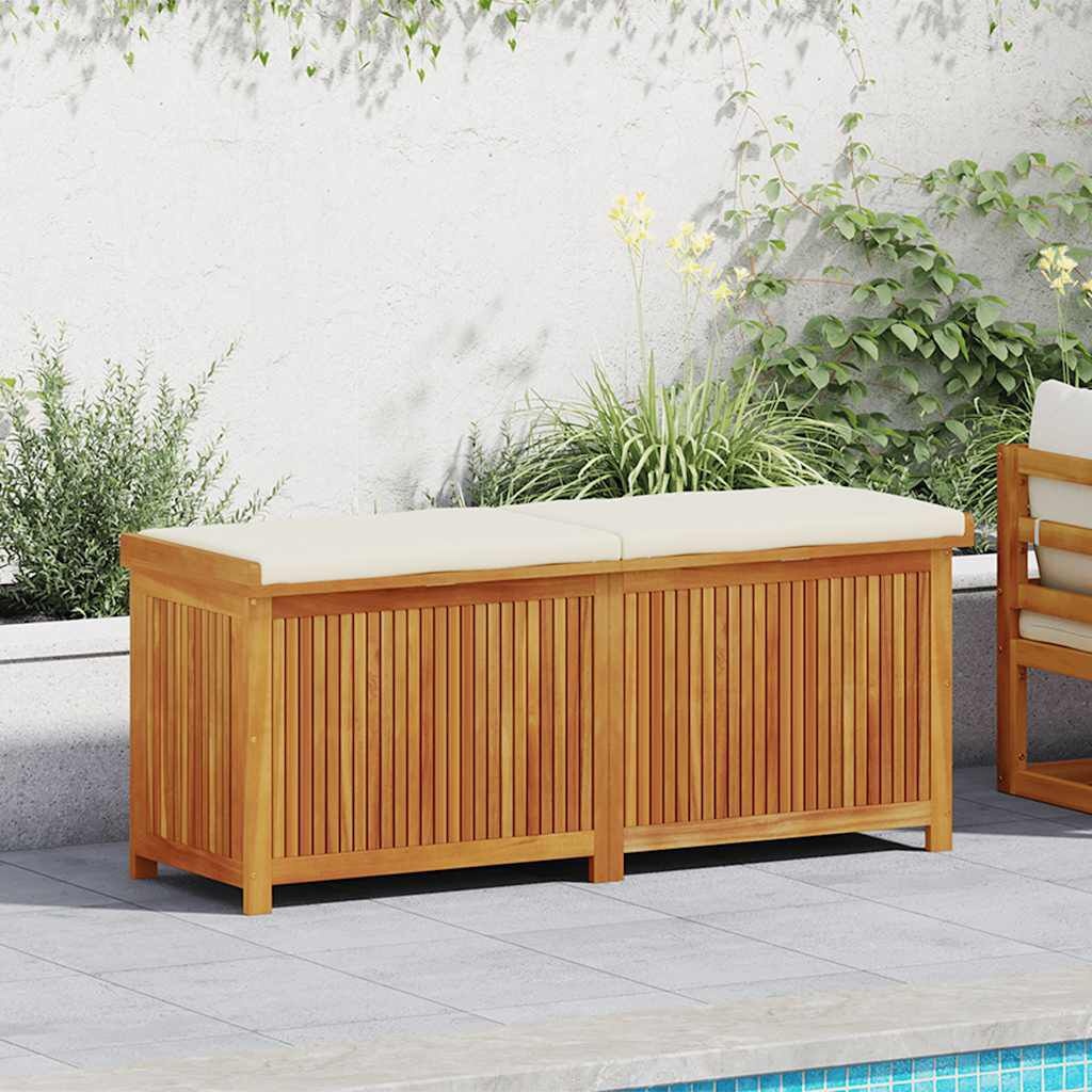 VidaXL Kussenbox Acaciahout 150cm + Kussen - 35% Korting!