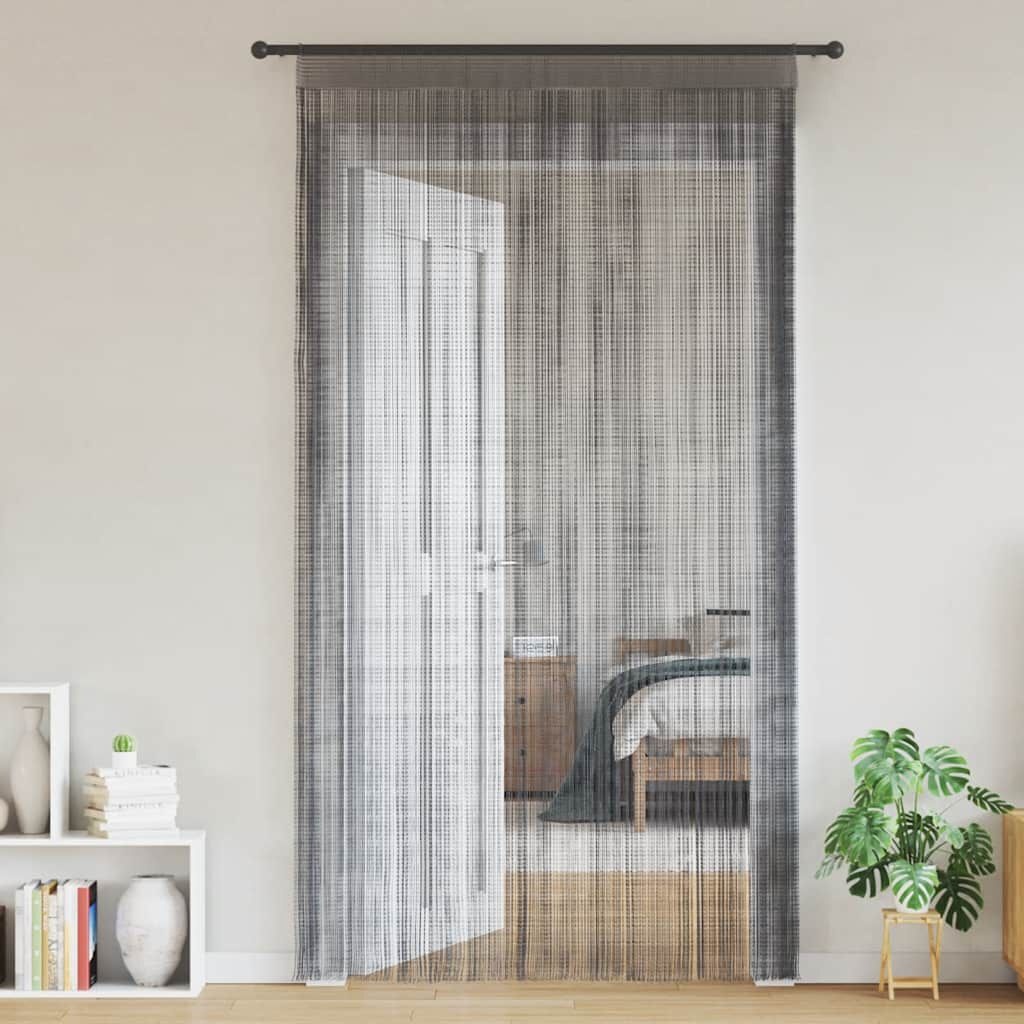 vidaXL Koordgordijnen 2x Antraciet 140x250cm - 35% Korting!