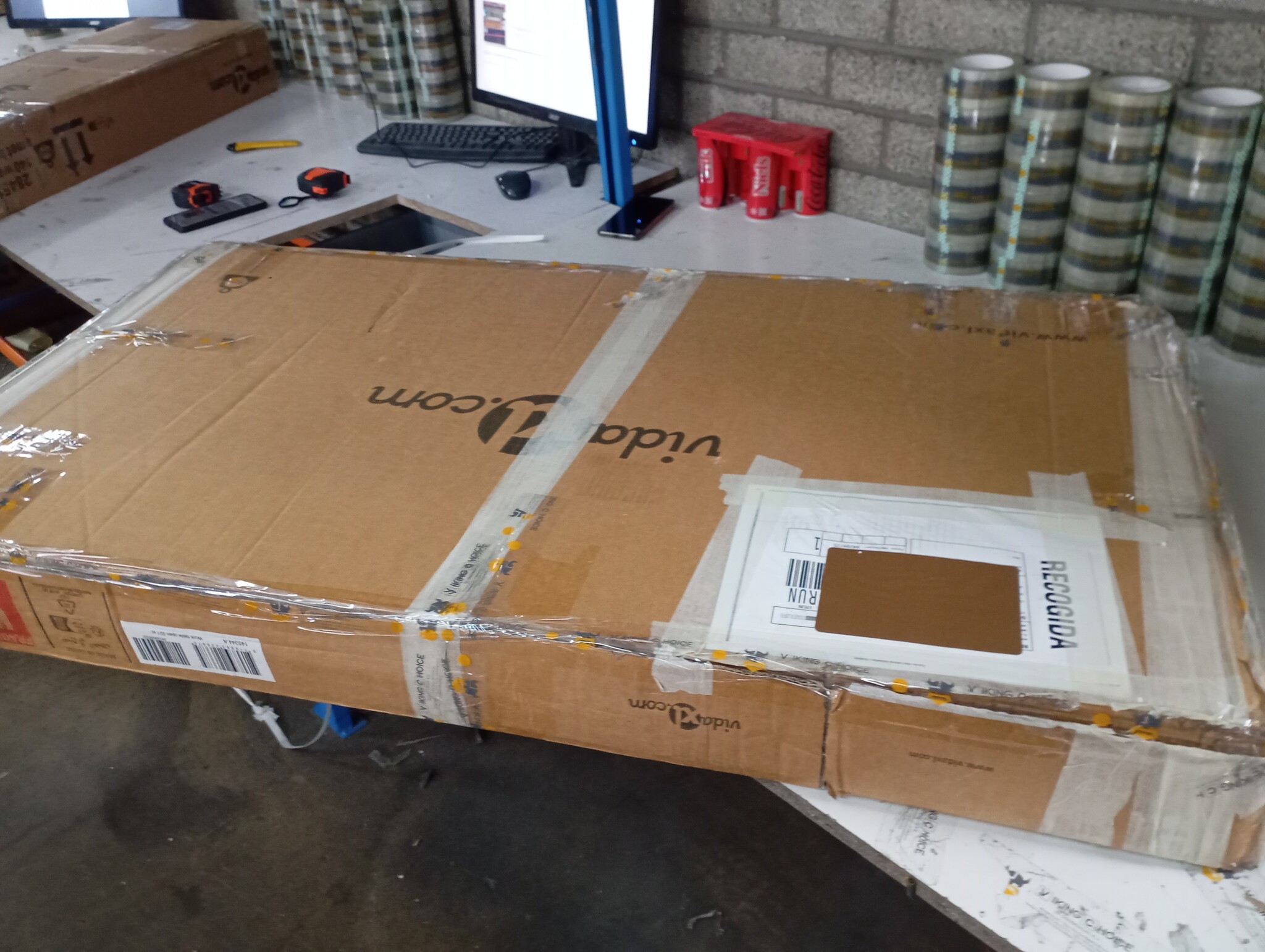 VidaXL Werkbank 120x60cm Grijs - 45% Korting! Nagenoeg Nieuw