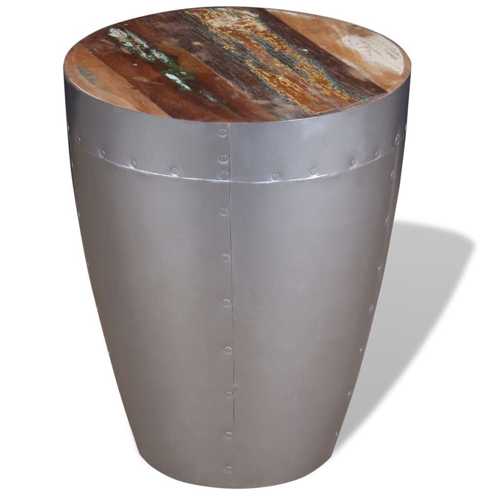 VidaXL Kruk Luchtvaartstijl Gerecycled Hout - 35% Korting!