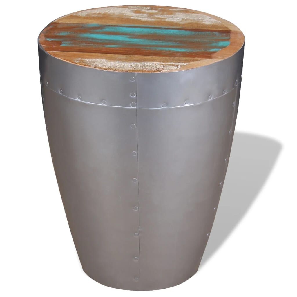 VidaXL Kruk Luchtvaartstijl Gerecycled Hout - 35% Korting!