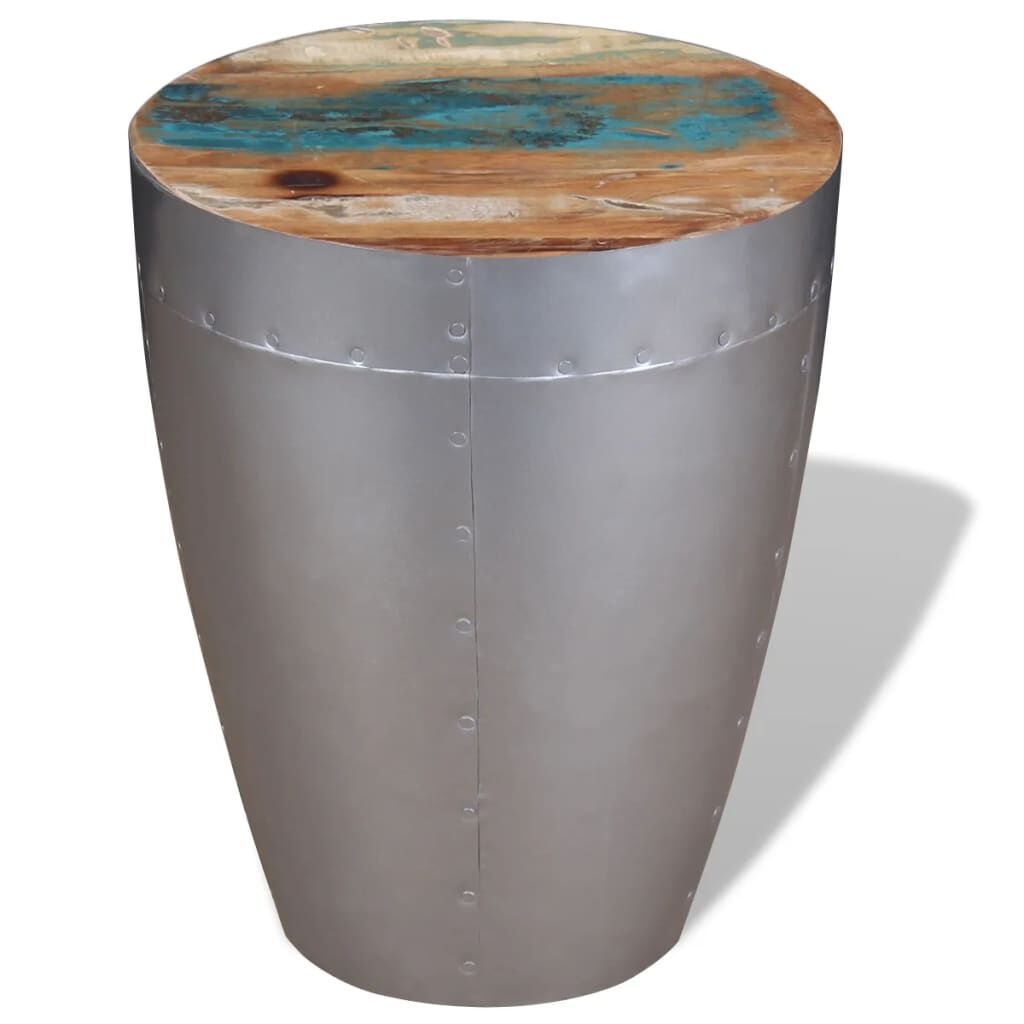 VidaXL Kruk Luchtvaartstijl Gerecycled Hout - 35% Korting!