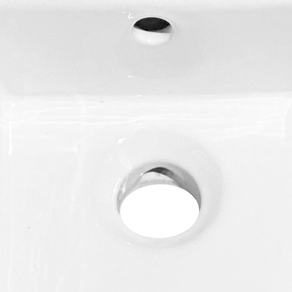 vidaXL Keramische Wasbak Wit 48cm - 35% Korting!