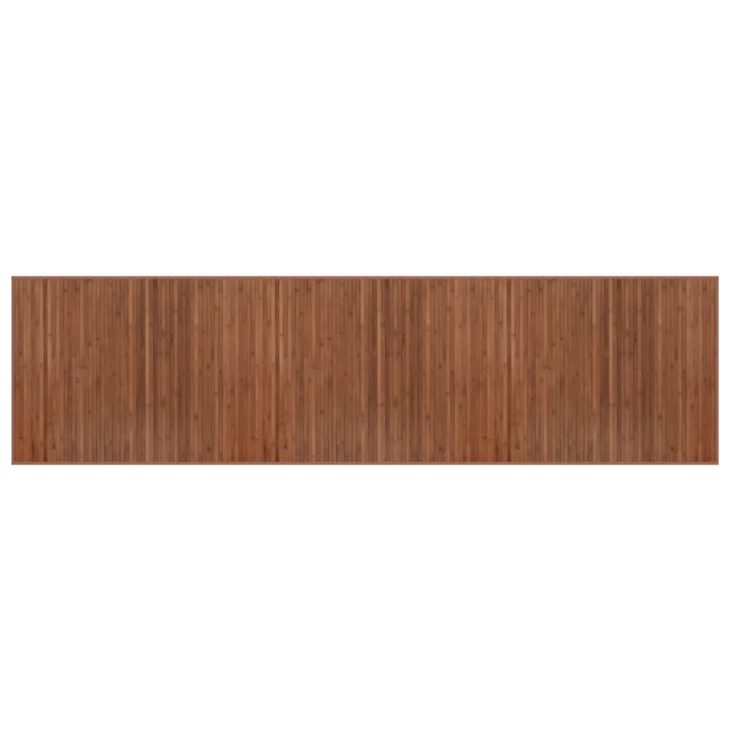 Bamboe Vloerkleed Bruin 80x300cm - 65% Korting!