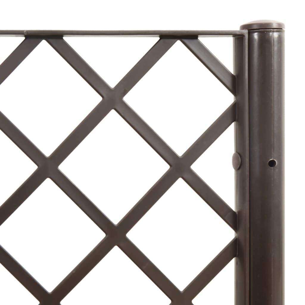 VidaXL Plantenbak met Latwerk Bruin - 45% Korting!