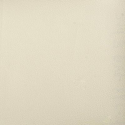 vidaXL Crème Driezitsbank Kunstleer - 45% Korting!