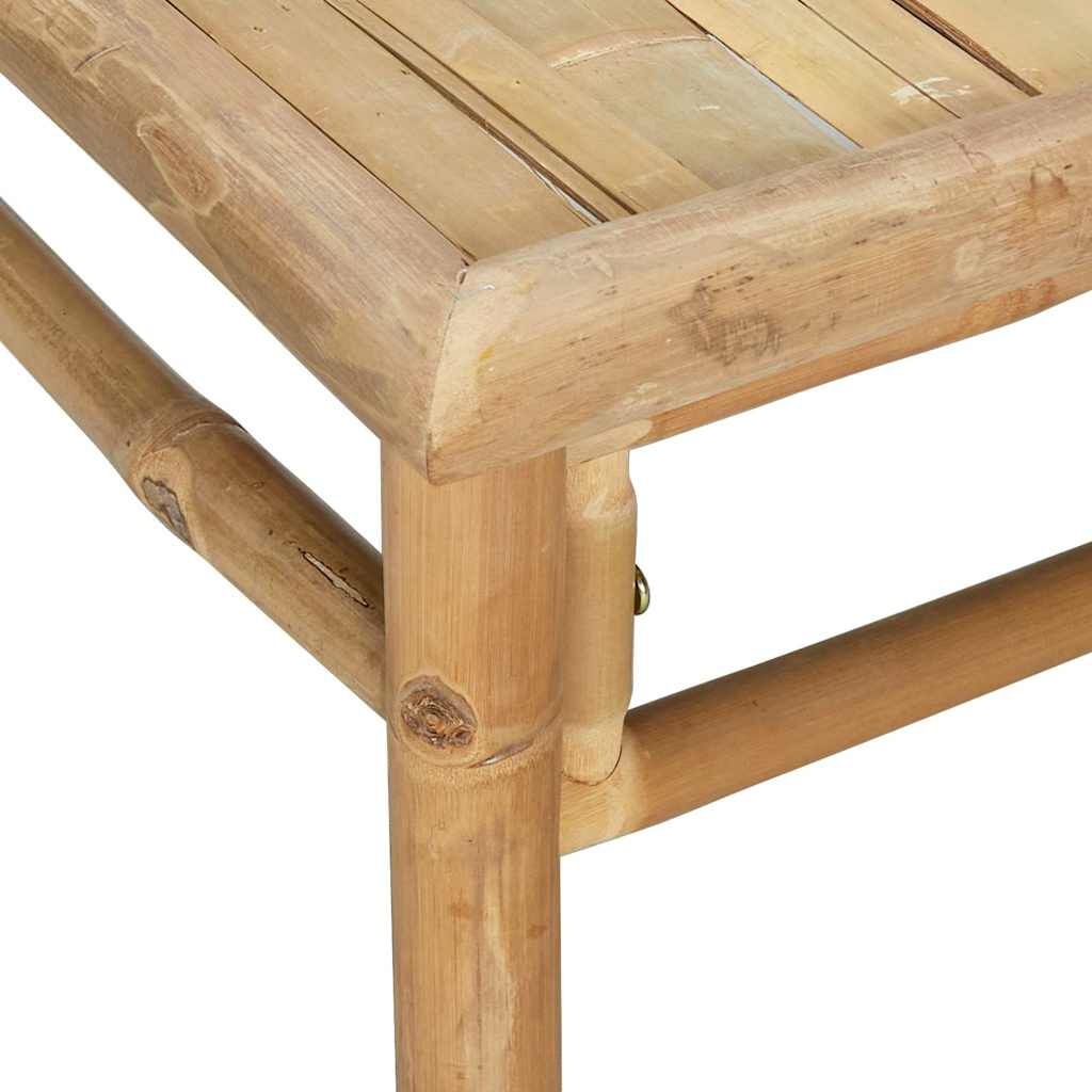 vidaXL Loungeset Bamboe Lichtgrijs -35%! Tuin & Balkon