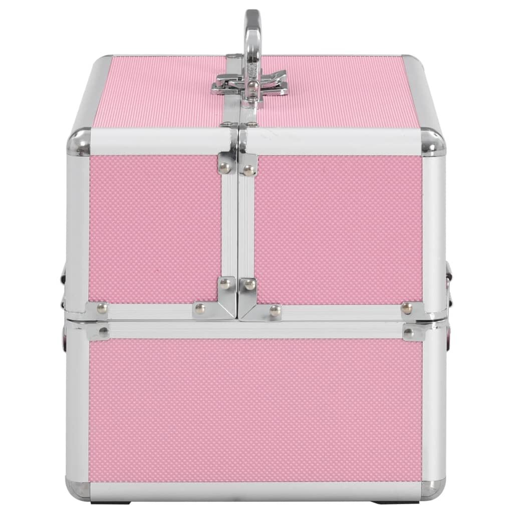 Roze Make-up Koffer v. vidaXL - 22x30x21cm - 42% Korting!