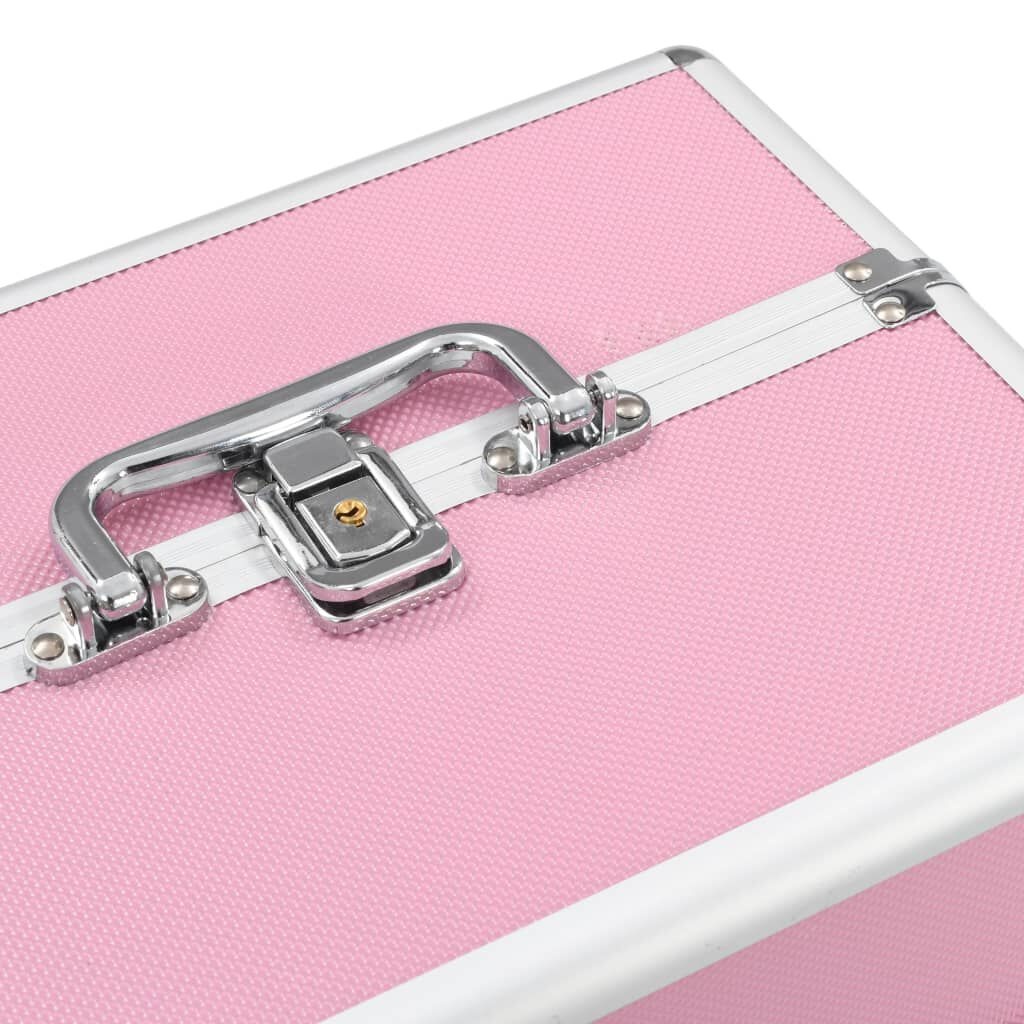 Roze Make-up Koffer v. vidaXL - 22x30x21cm - 42% Korting!
