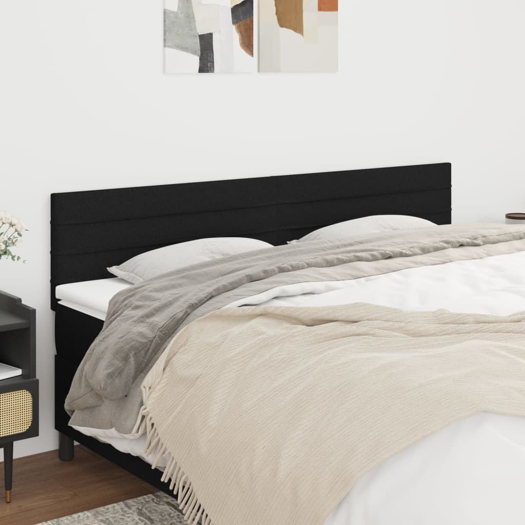 vidaXL Hoofdborden Zwart (2x100cm) - 35% Korting!
