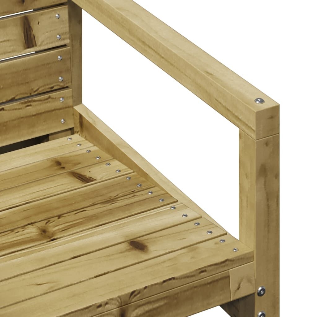 vidaXL 3-delige Loungeset Grenenhout - 35% Korting!