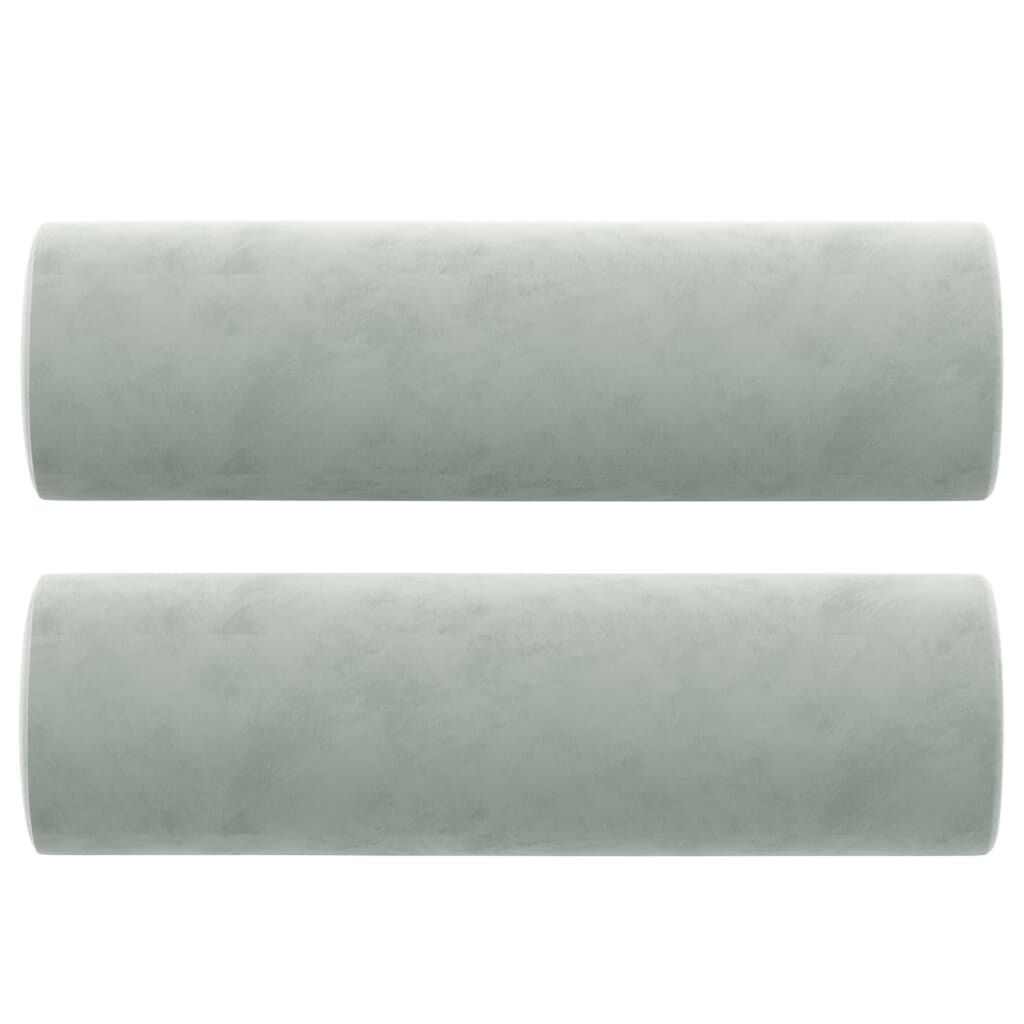 VidaXL Sierkussens (2 st) Lichtgrijs 15x50cm - 35% Korting!
