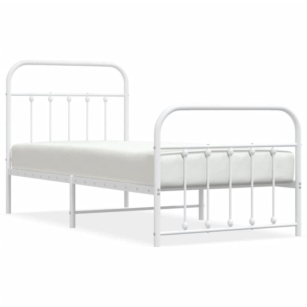 VidaXL Bedframe 90x190 Wit - 45% Korting! (Retour)