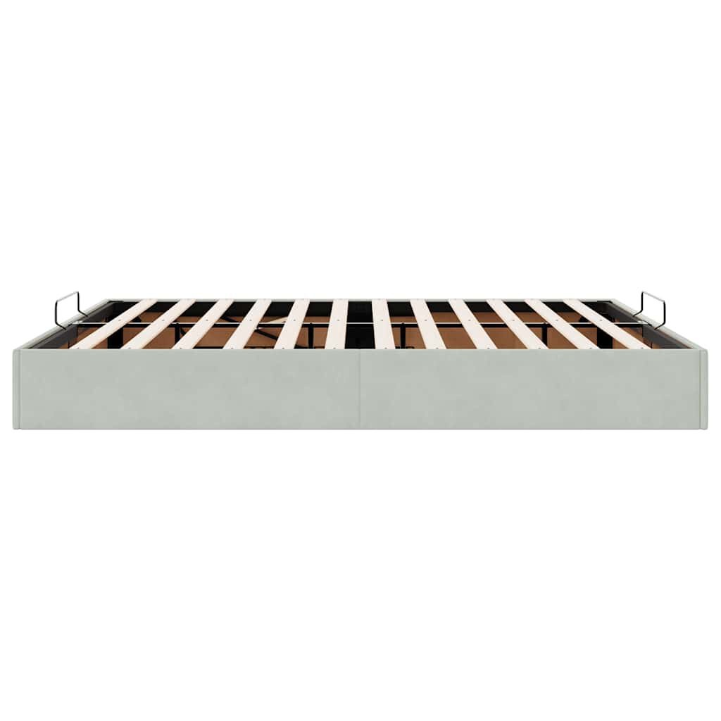 vidaXL Ottoman Bed 180x200 Lichtgrijs -35%! Opbergruimte