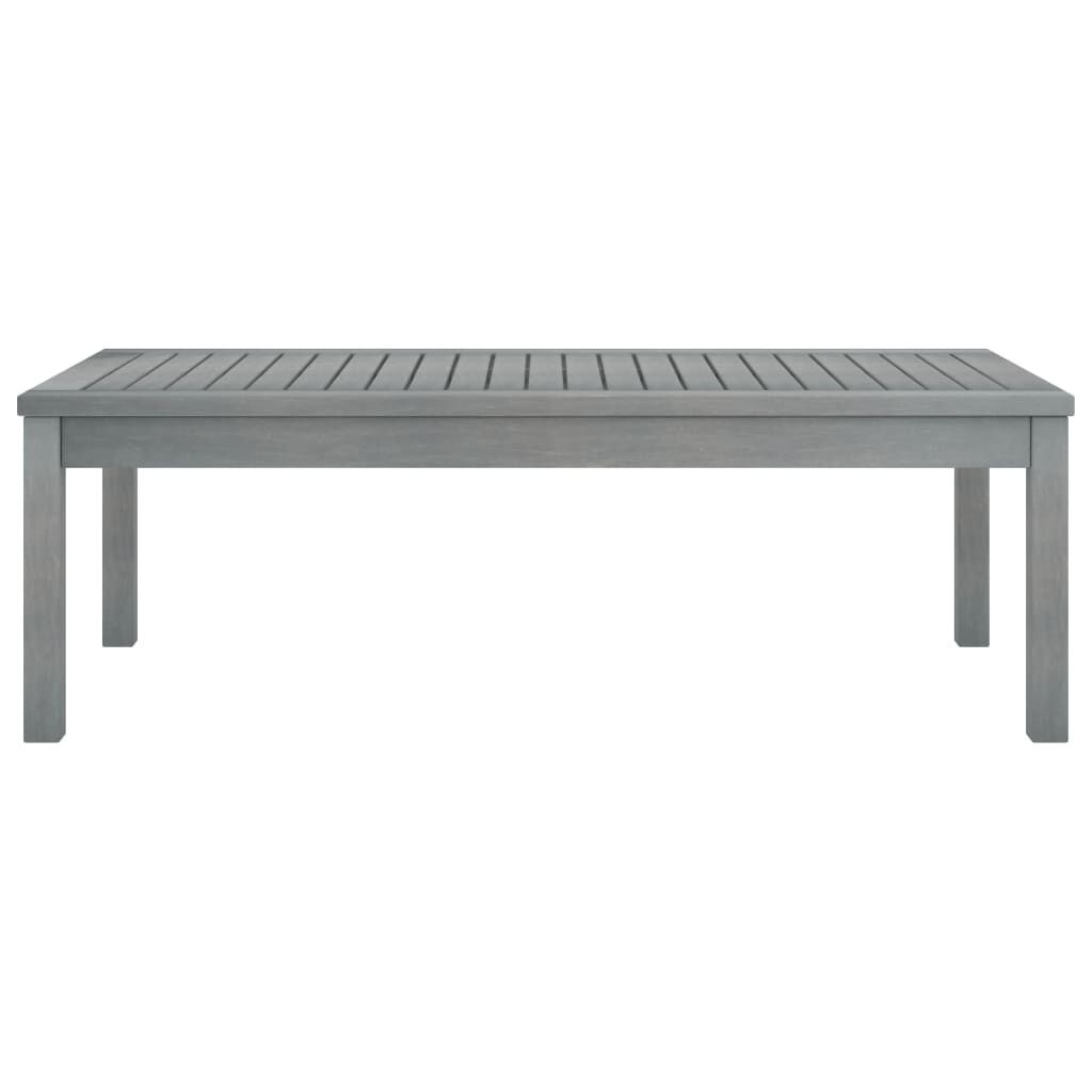 vidaXL Salontafel Acaciahout Grijs 100x50cm -35% Korting!