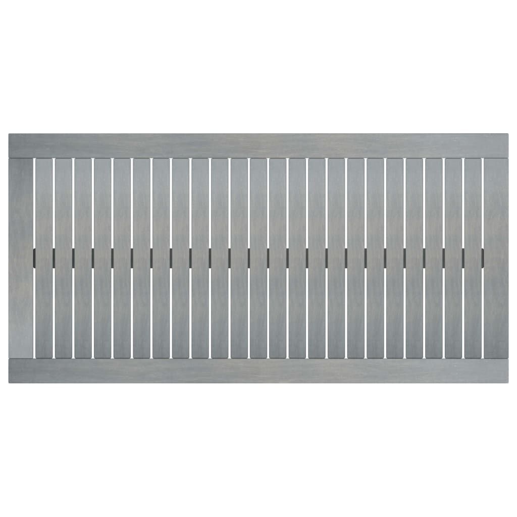 vidaXL Salontafel Acaciahout Grijs 100x50cm -35% Korting!