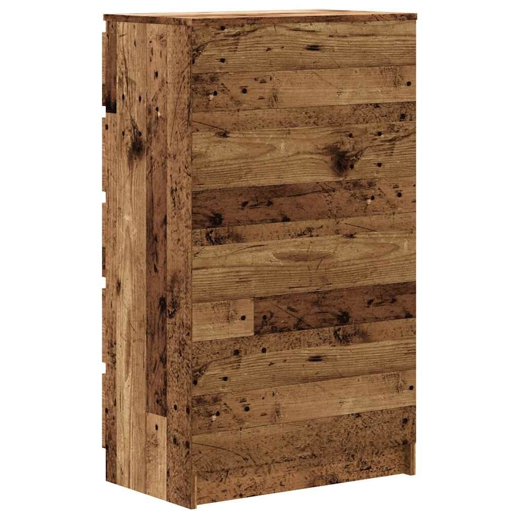 Ladekast Oud Houtkleurig 60x36x103cm - 42% Korting!