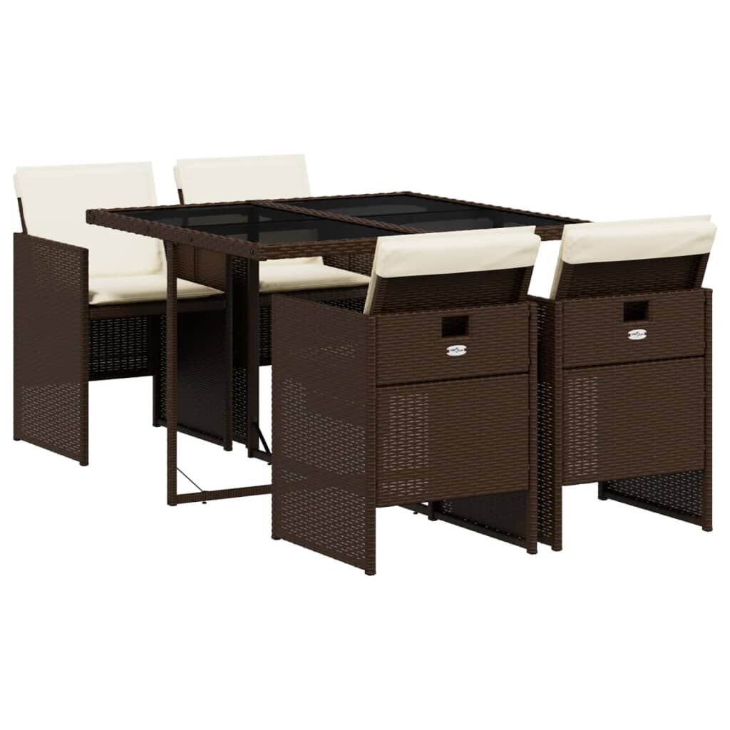 vidaXL Tuinset 5-delig Bruin - 35% Korting!