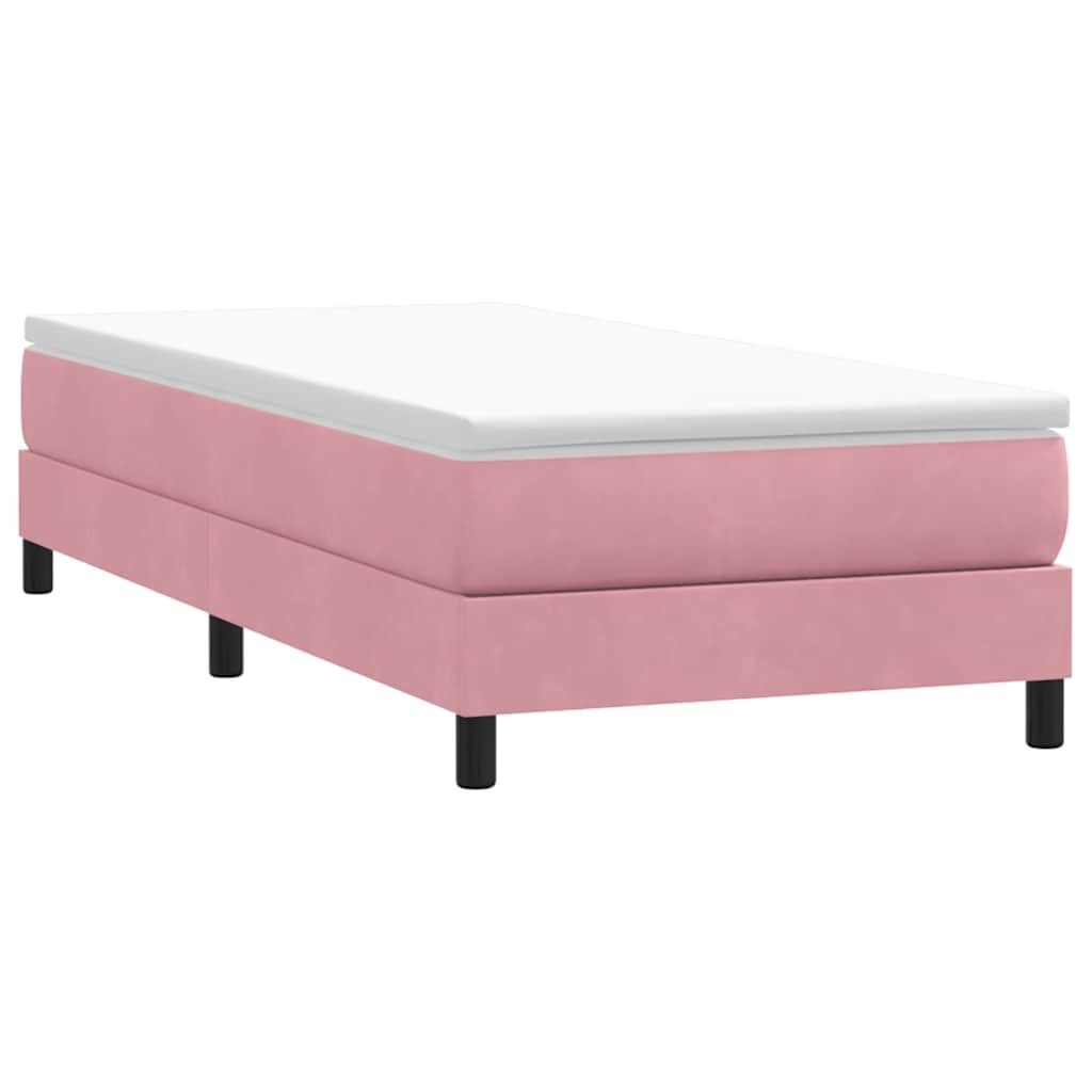 Roze Boxspring 90x210cm - Zonder Matras! 35% Korting!