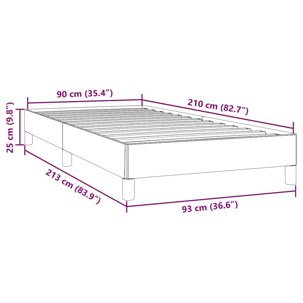 Roze Boxspring 90x210cm - Zonder Matras! 35% Korting!