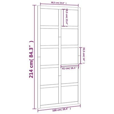 Schuifdeur Grenenhout 100x214cm - 35% Korting!