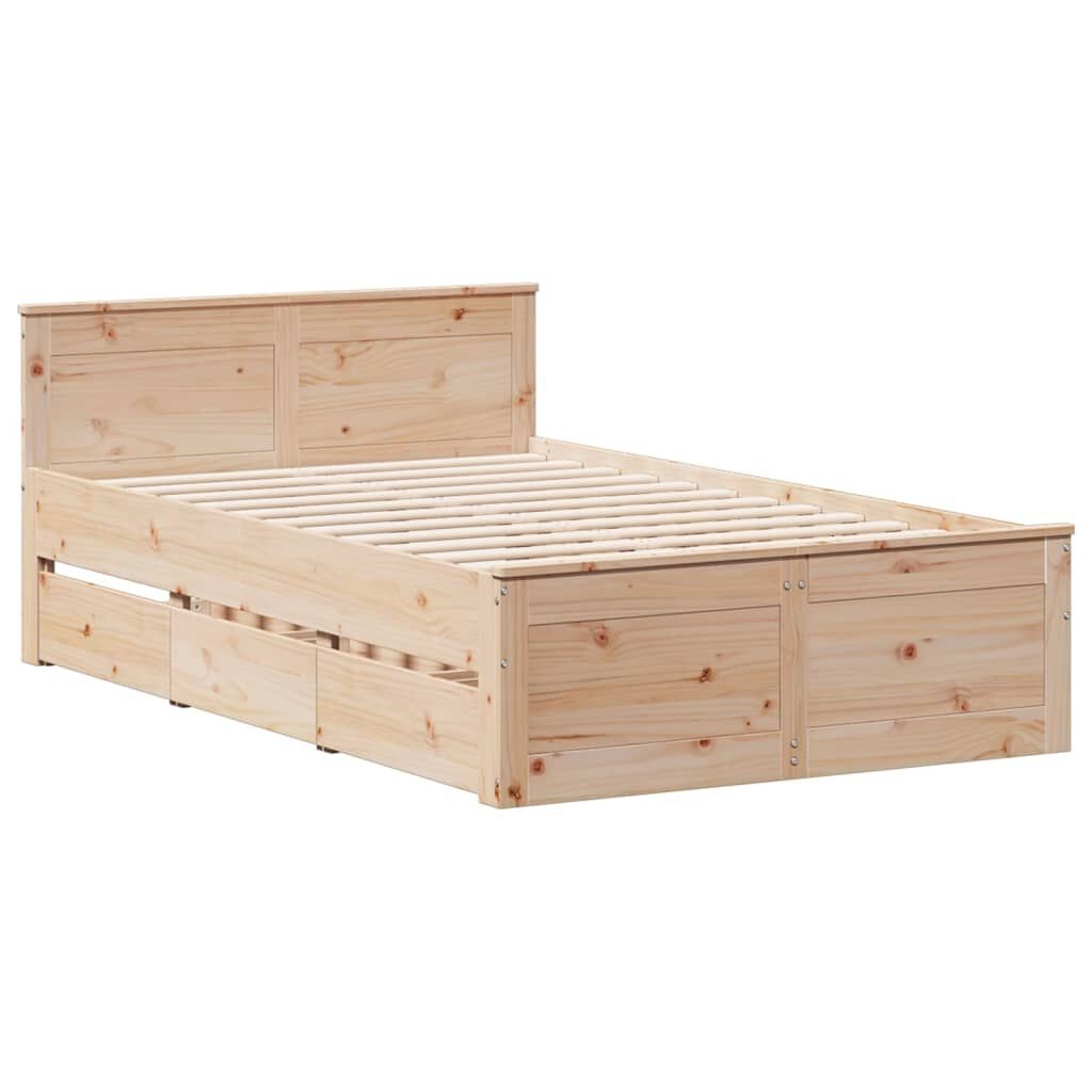 vidaXL Bedframe 120x200 Grenenhout ZONDER Matras - 35% Korting!