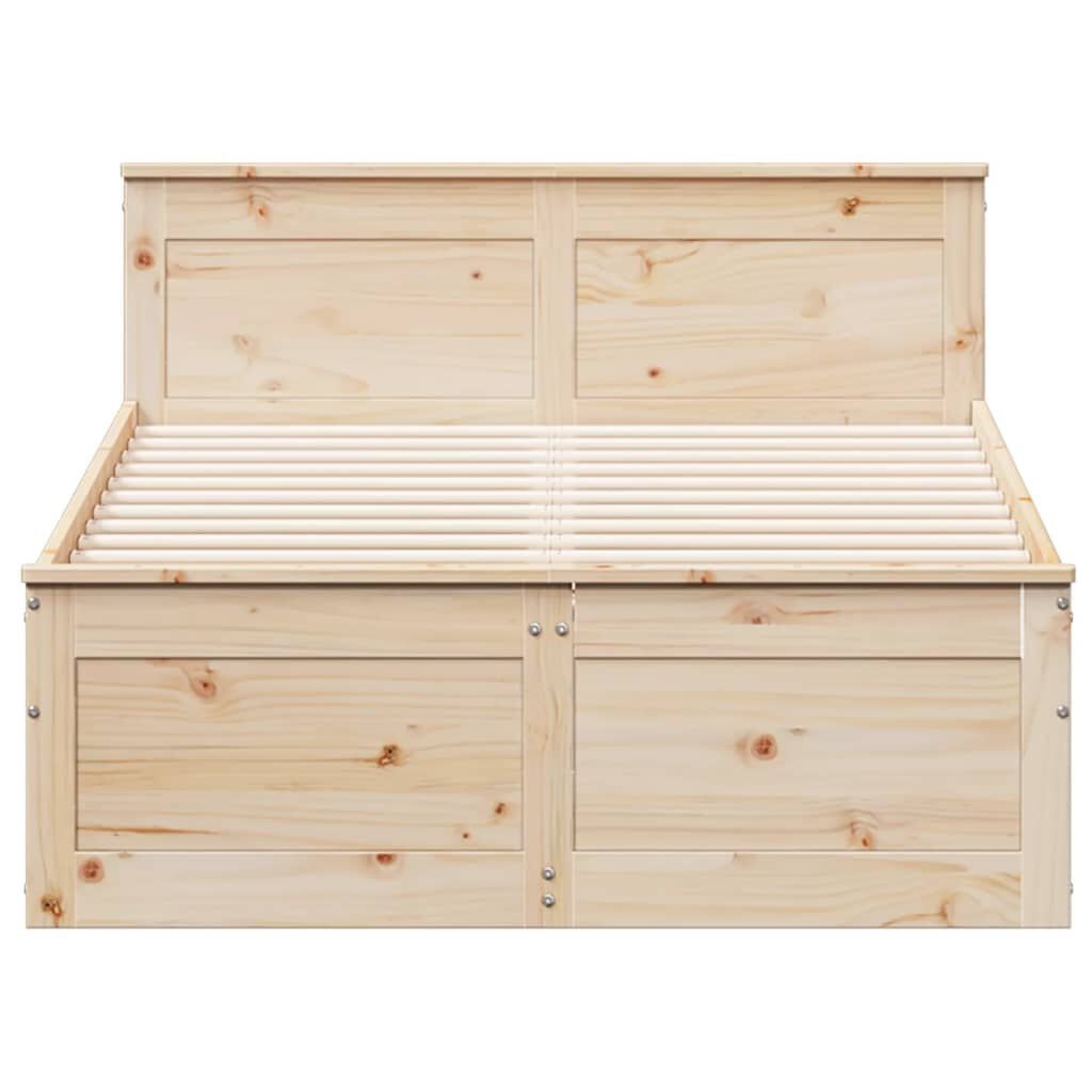 vidaXL Bedframe 120x200 Grenenhout ZONDER Matras - 35% Korting!