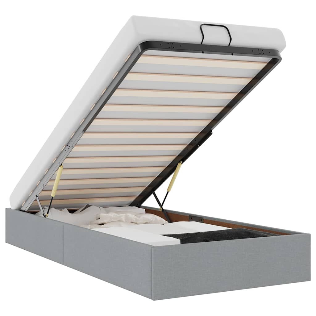 vidaXL Bedframe 80x200 cm Lichtgrijs - 35% Korting!
