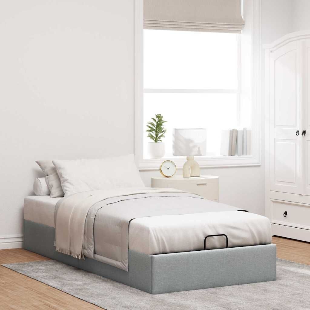 vidaXL Bedframe 80x200 cm Lichtgrijs - 35% Korting!